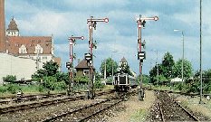 Bahnhof Nürnberg-Nordost Blick in Richtung Osten